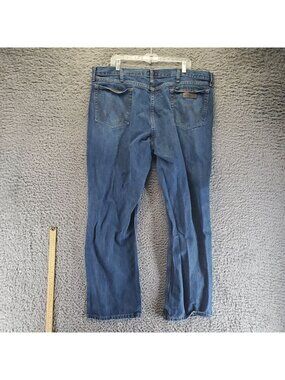 Wrangler Jeans Mens Size 42X32 Blue 20X Relaxed Fit Denim *Read*